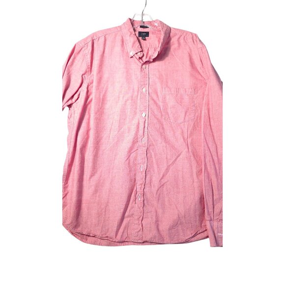 J. Crew Other - J. Crew XL Slim Pink Cotton-Blend Shirt Long Sleeve
